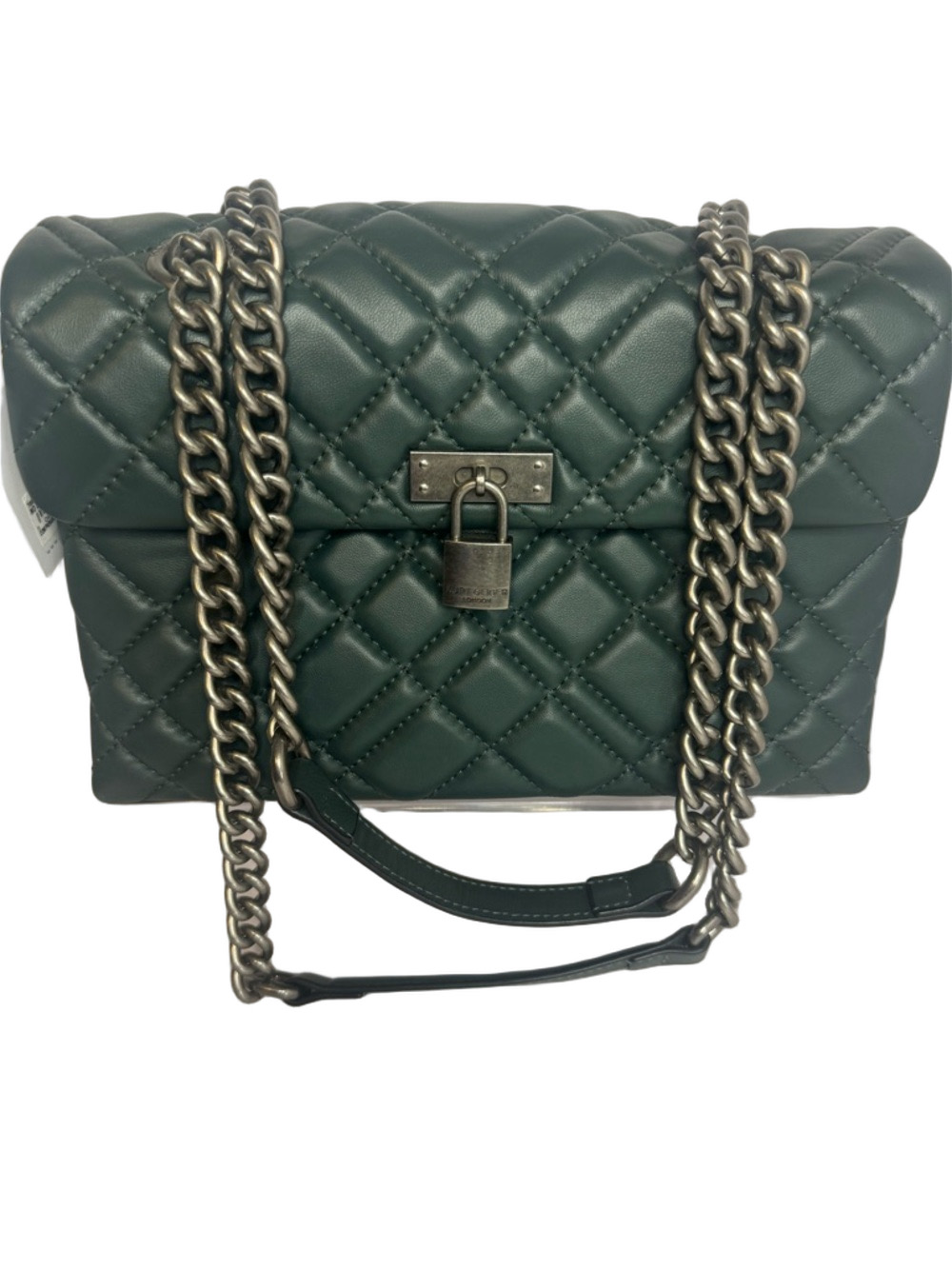 #249 Kurt Geiger London NWT Brixton Quilted Leather Chain Shoulder Bag
